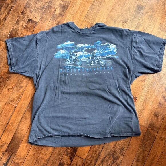 Harley-Davidson Other - Harley-davidson Men's Blue and Grey T-shirt
